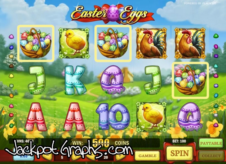 Easter eggs slot online by play n go